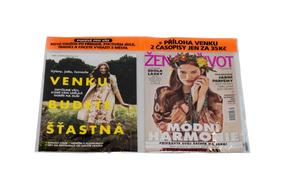 Sáčky na časopisy s klopou a lepící páskou